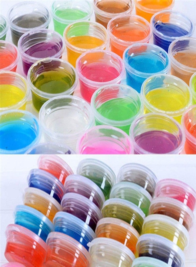 Promote Trader Pack of 18 Non Toxic DIY Crystal Clay Soft Slime Magic Mud Kit in Set with Clay Modelling Tools Toy Gifts for Girls and Boys Kids Above Age 5+ Year Old - Image 1